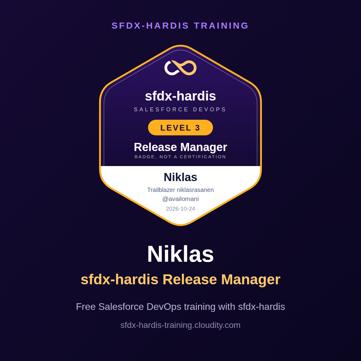 Niklas, sfdx-hardis Release Manager
